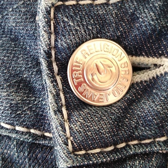 True Religion Women's Bootcut Jeans Johnny Size 28 - Picture 2 of 9